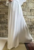Cyril Crinkelle Wide Leg Pant White